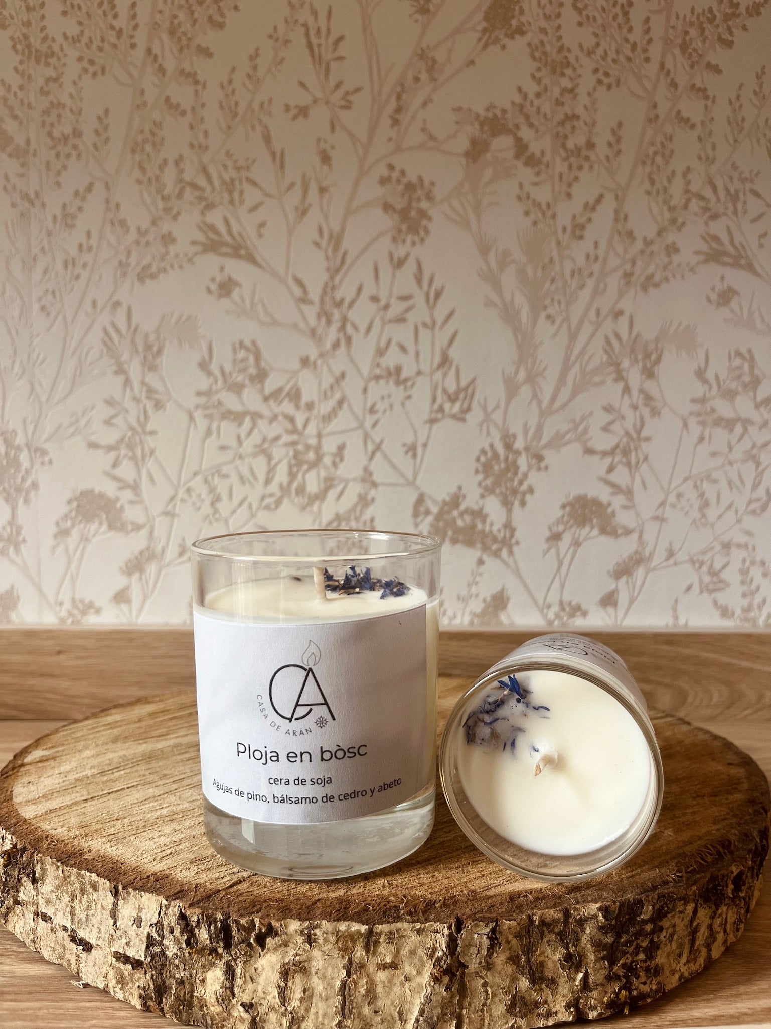 Vela aromática Ploja en bòsc “Lluvia en el bosque”