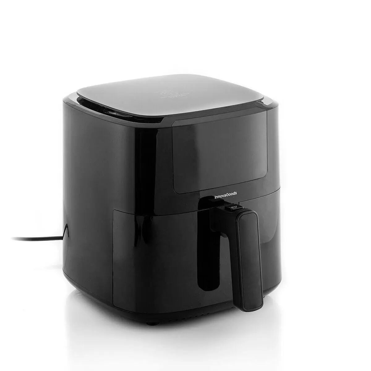 Freidora de Aire 5L Fryinn Balance 5000 con Báscula y Recetario , Acero Inoxidable y Pantalla Táctil Negro 1500W- InnovaGoods Dropea
