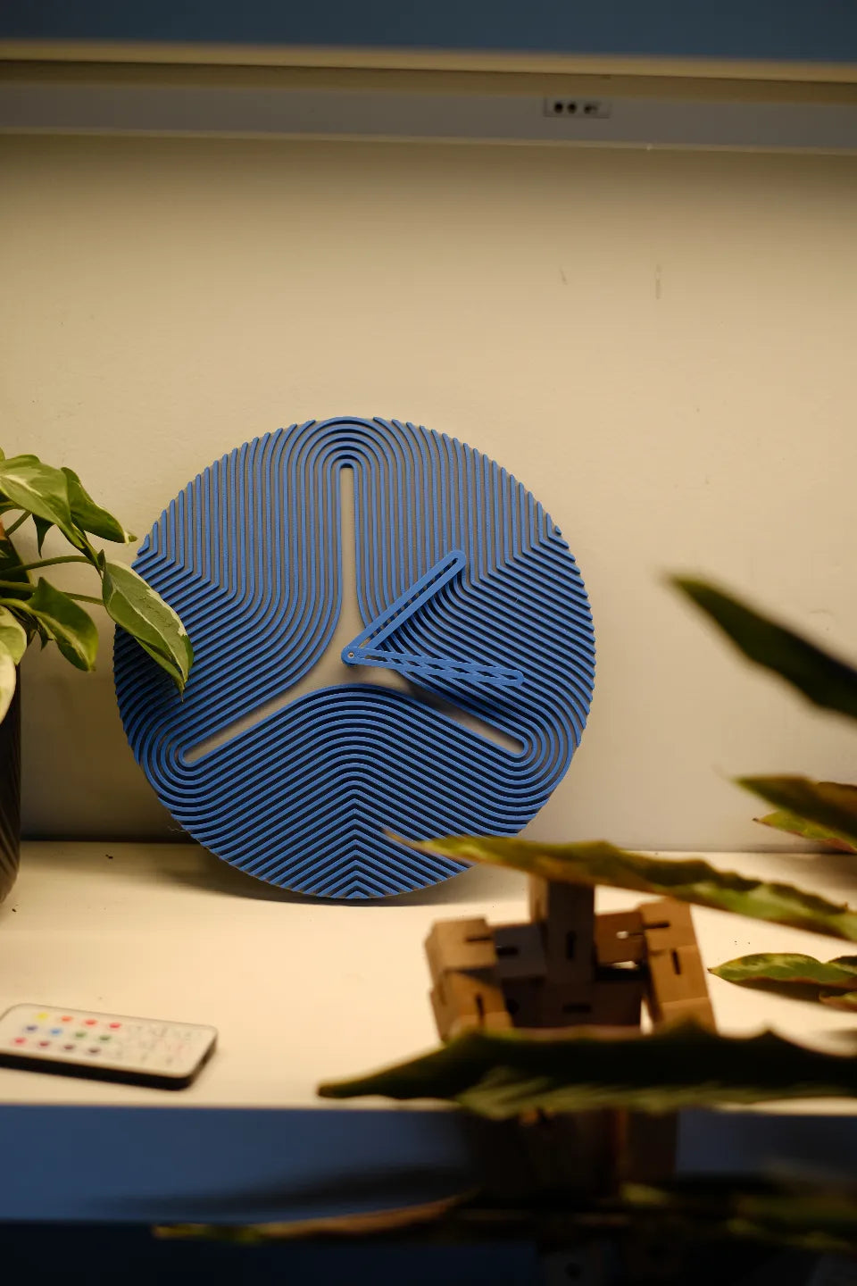 Reloj de Pared Moderno Impreso en 3D