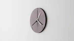 Reloj de Pared Moderno Impreso en 3D