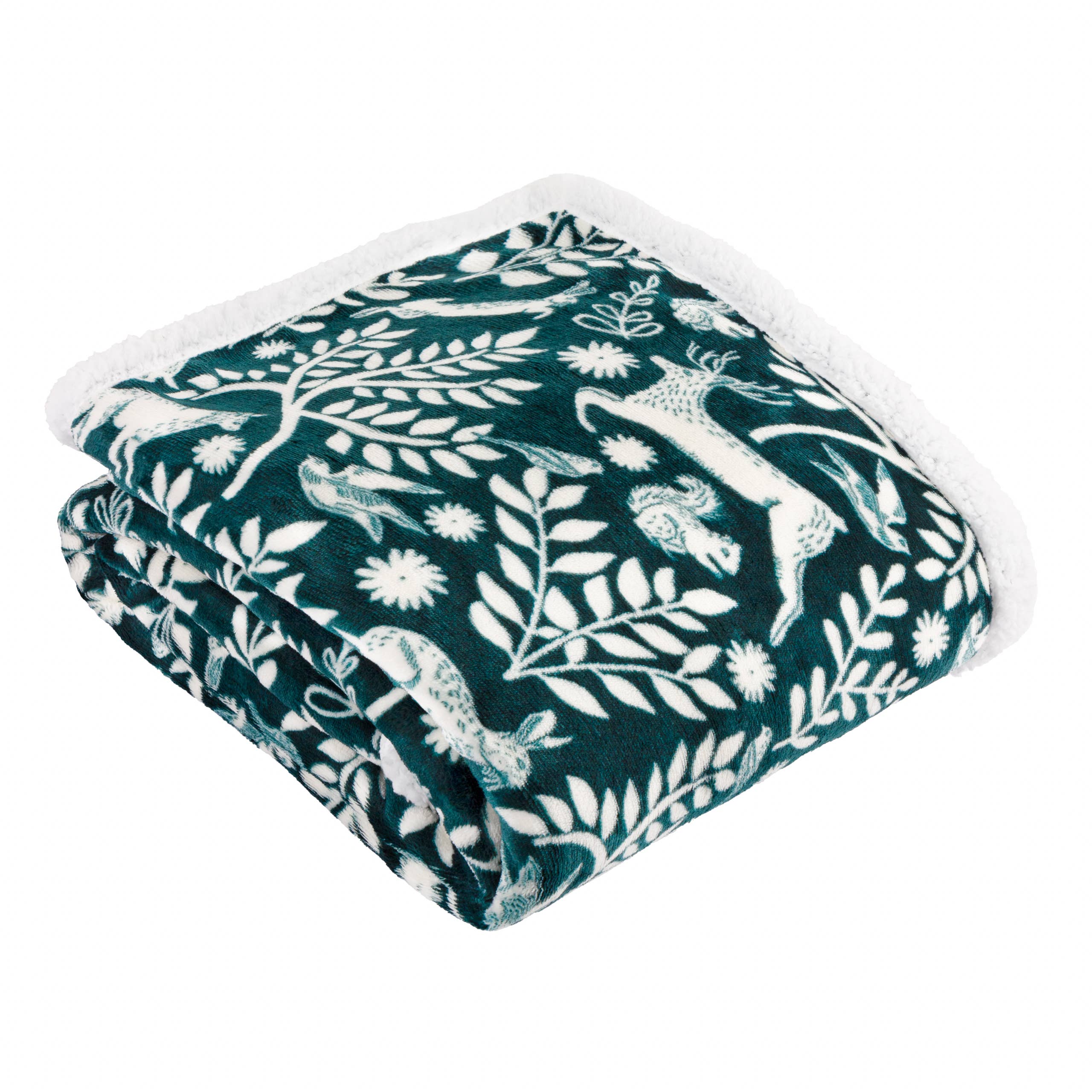 Manta de Forro Polar Sherpa Skandi Woodland