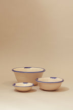 Set de cuencos cerámica granaíno azul