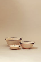 Set de cuencos cerámica granaíno negro