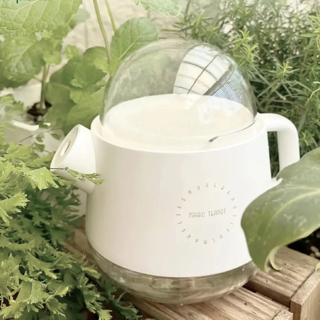 Humidificador Tetera Mágica Lámpara con Sal del Himalaya 360 ml Dropea