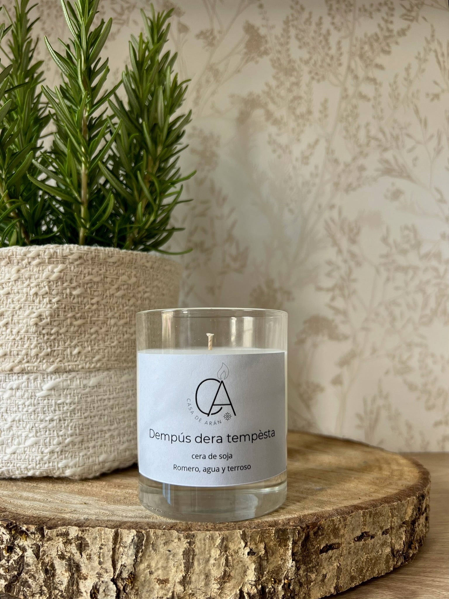 Vela aromática Dempús dera tempèsta  "Después de la tormenta"