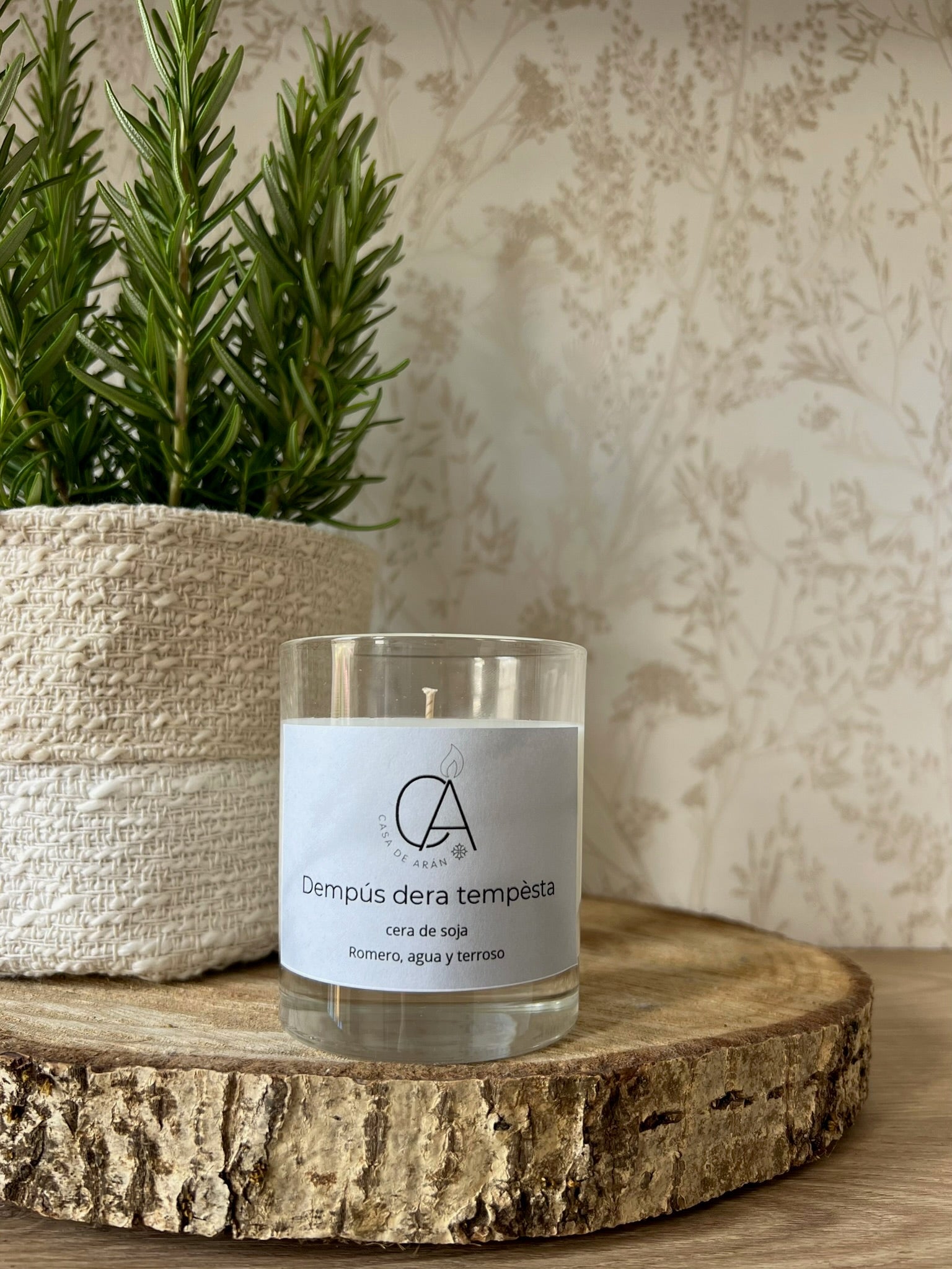 Vela aromática Dempús dera tempèsta  "Después de la tormenta"