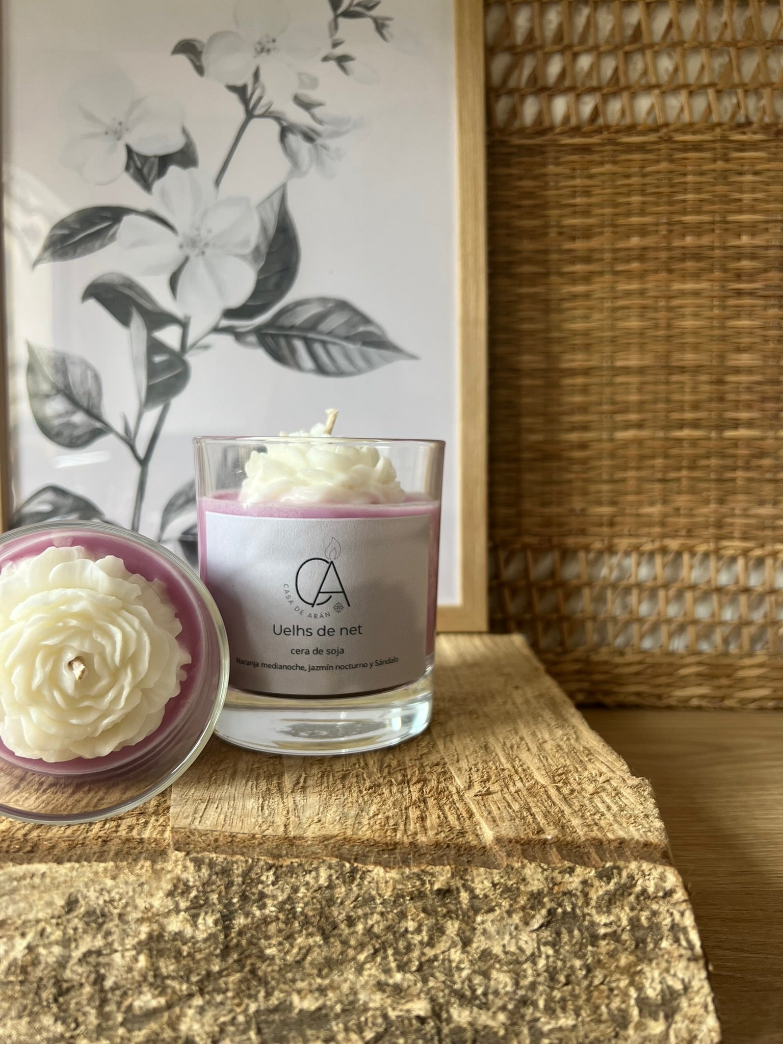 Vela aromática Uelhs de net “Ojos de noche”