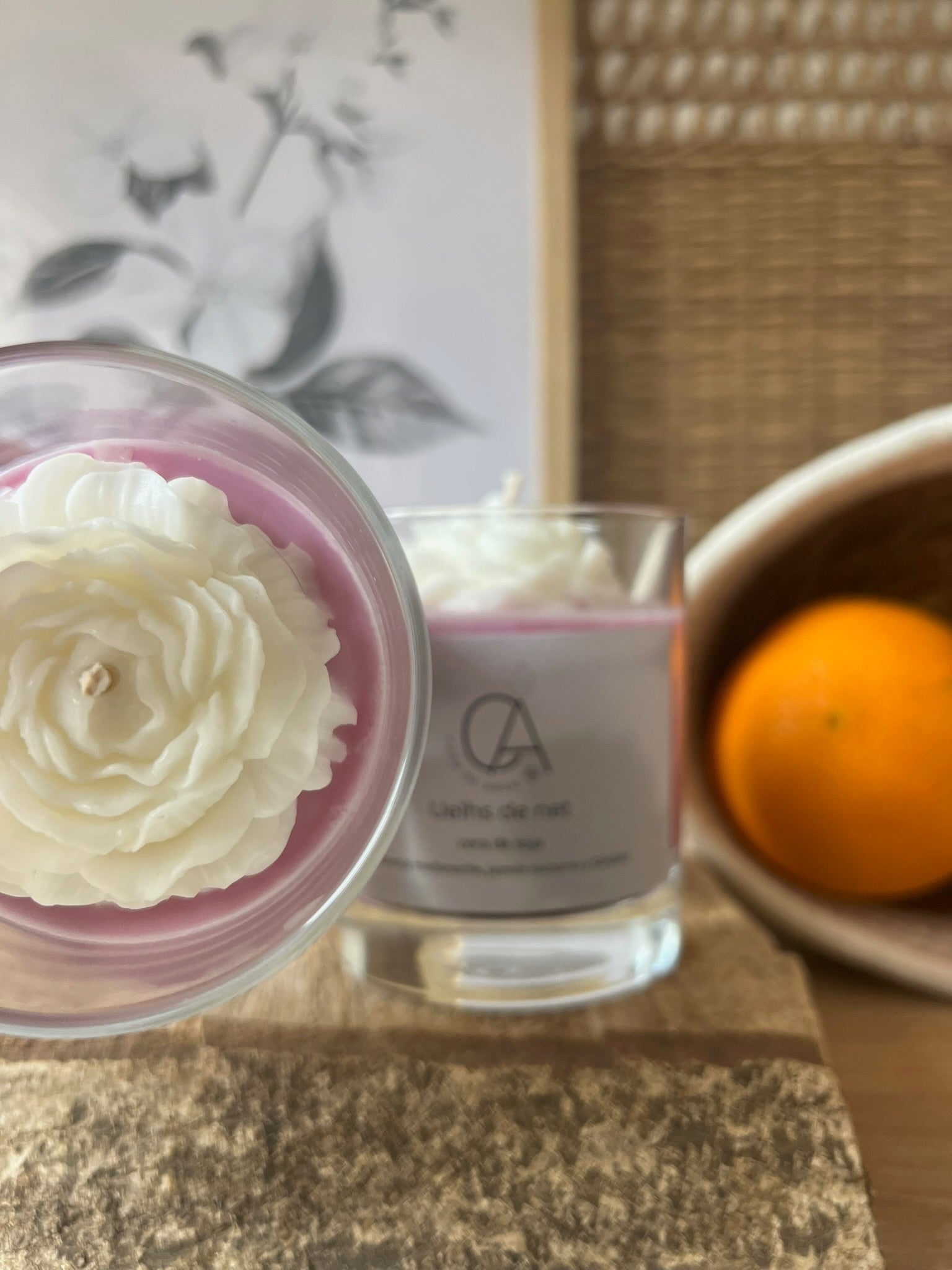 Vela aromática Uelhs de net “Ojos de noche”