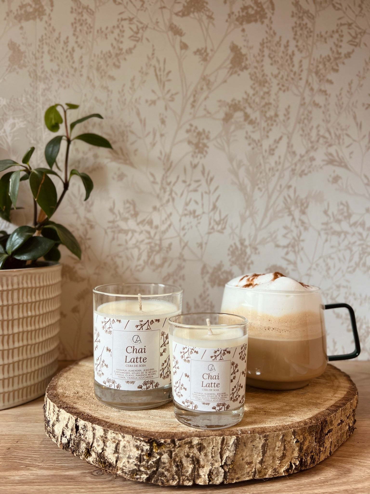 Vela aromática Chai Latte