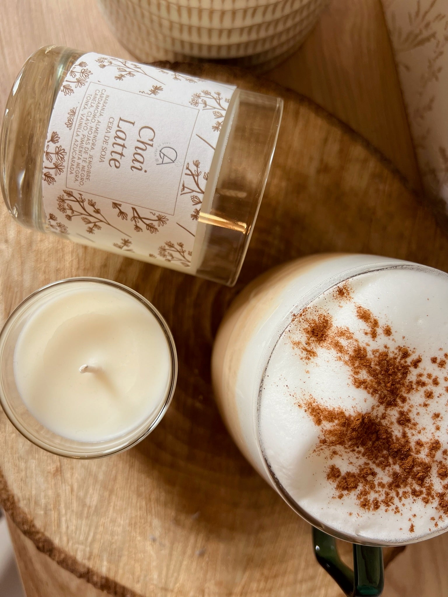 Vela aromática Chai Latte