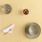 Mantel antimanchas de algodón impermeable rayas ARENZA