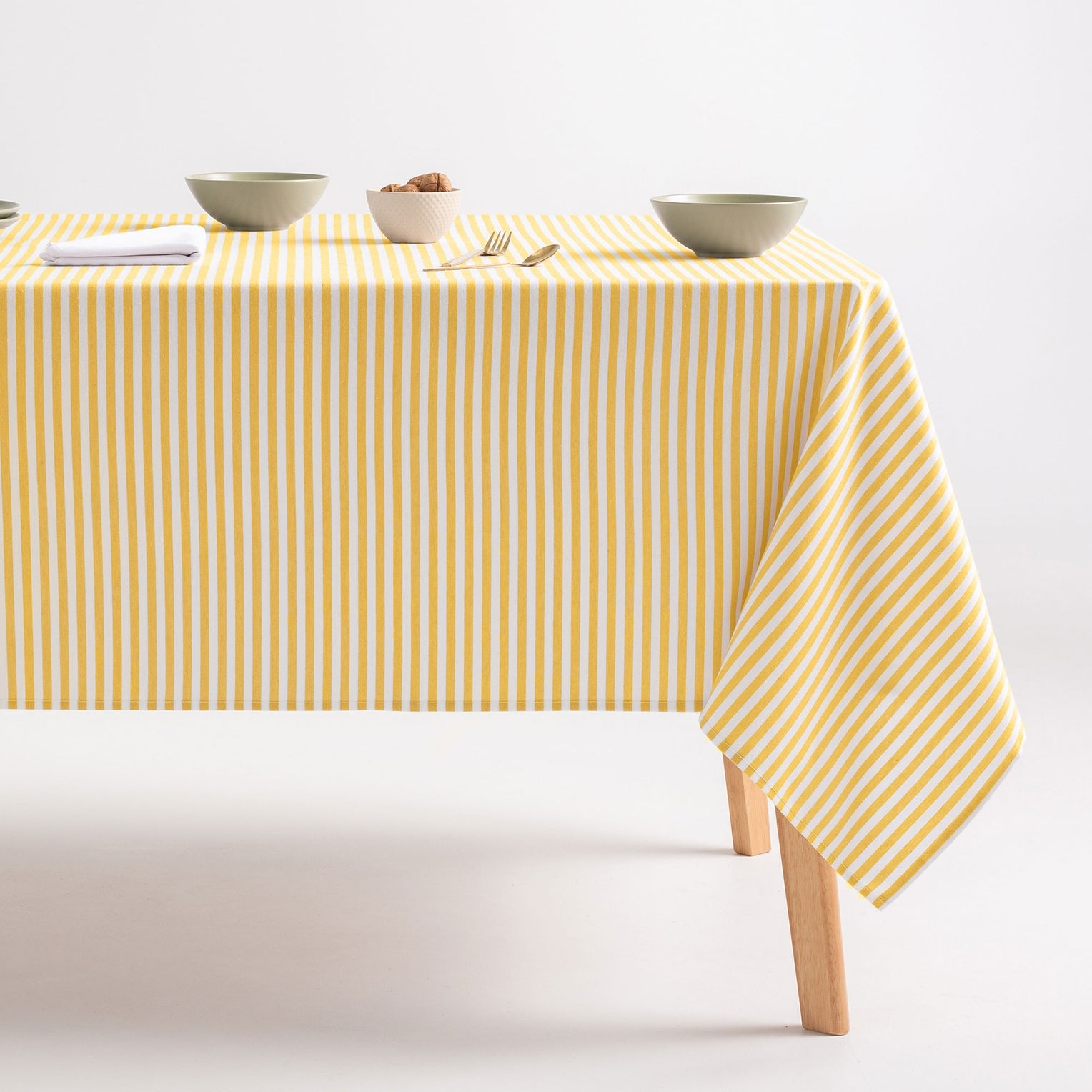Mantel antimanchas de algodón impermeable rayas ARENZA