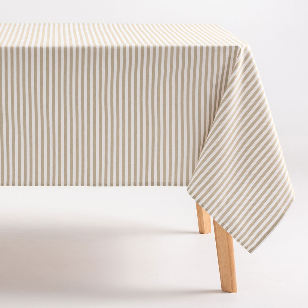 Mantel antimanchas de algodón impermeable rayas ARENZA