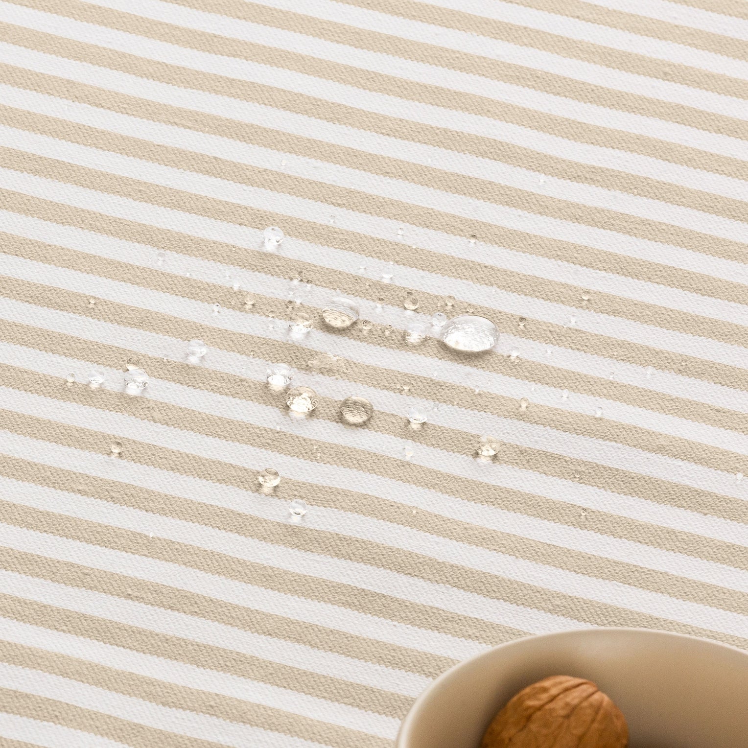 Mantel antimanchas de algodón impermeable rayas ARENZA