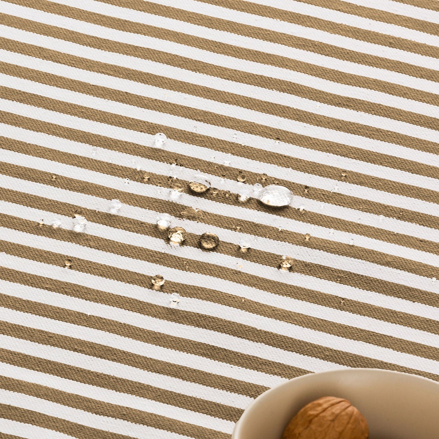 Mantel antimanchas de algodón impermeable rayas ARENZA