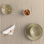 Mantel antimanchas de algodón impermeable rayas ARENZA