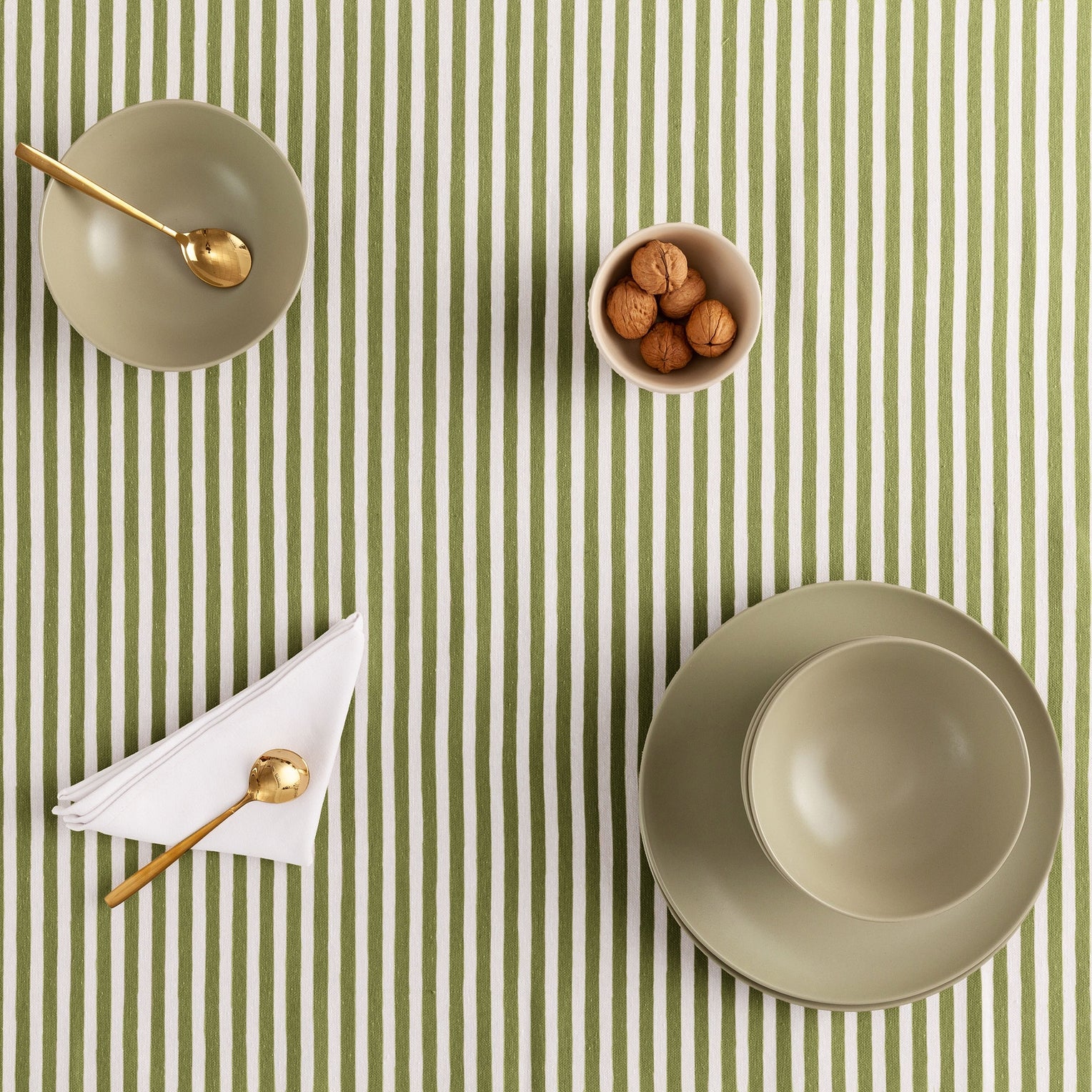 Mantel antimanchas de algodón impermeable rayas ARENZA