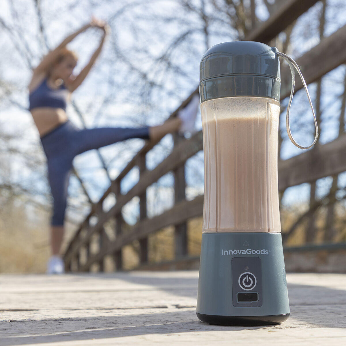 Batidora de Vaso Portátil Recargable Shakuit - InnovaGoods
