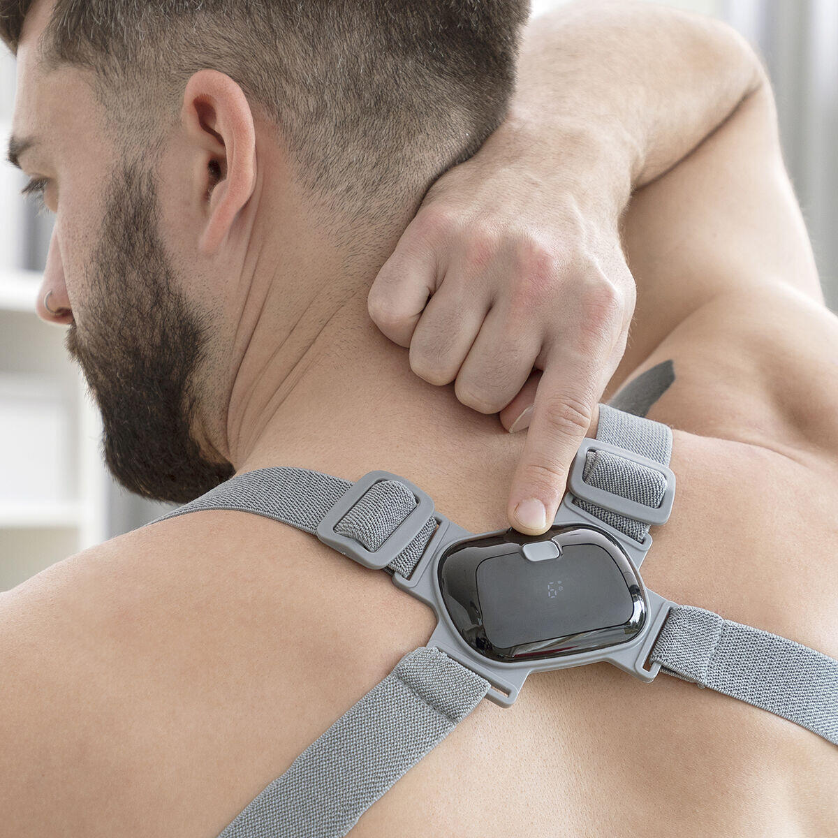Entrenador de Postura Inteligente Recargable con Vibración Viback - InnovaGoods