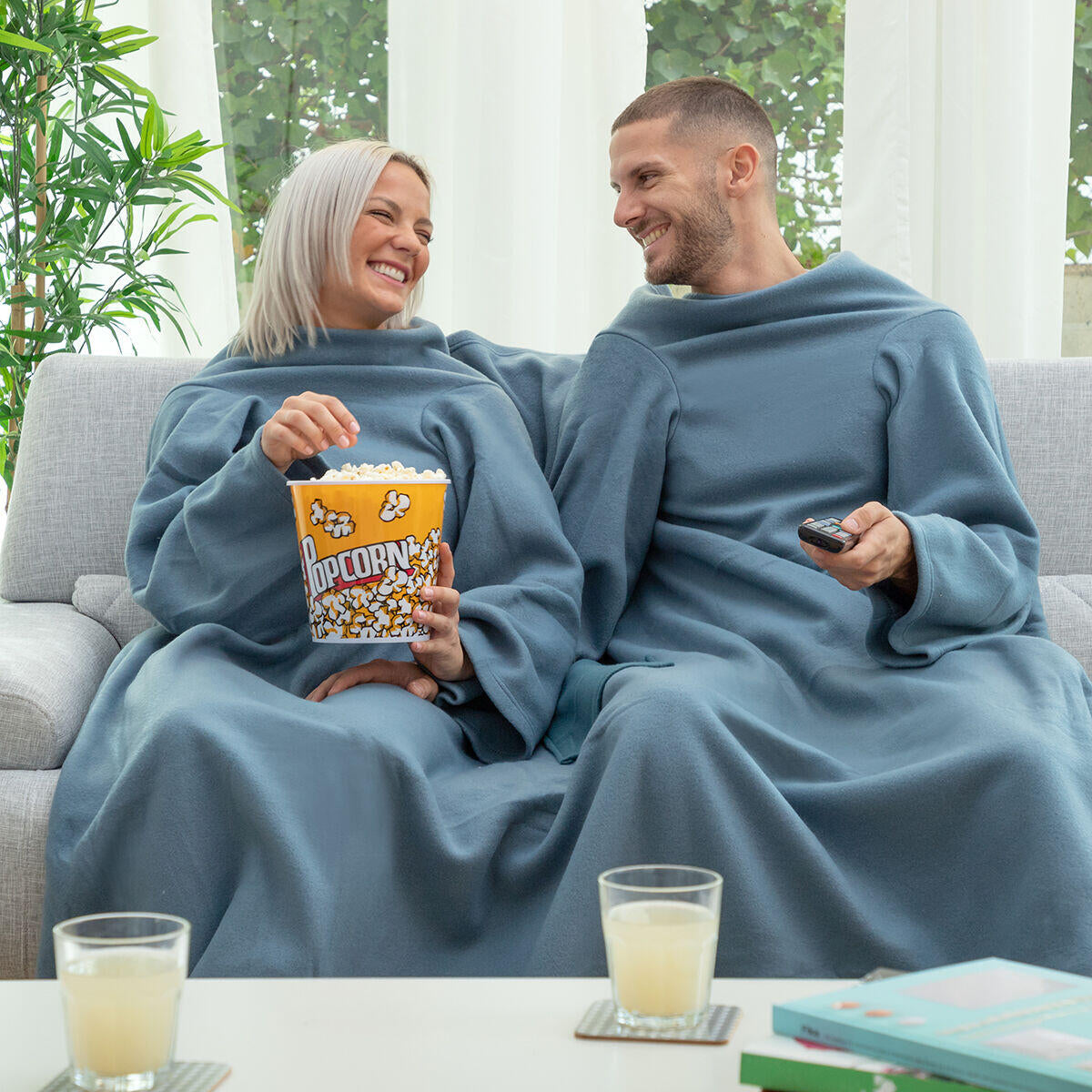 Batamanta Doble con Bolsillo Central Doublanket - InnovaGoods