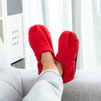 Zapatillas de Casa Calentables en Microondas Rojo - InnovaGoods