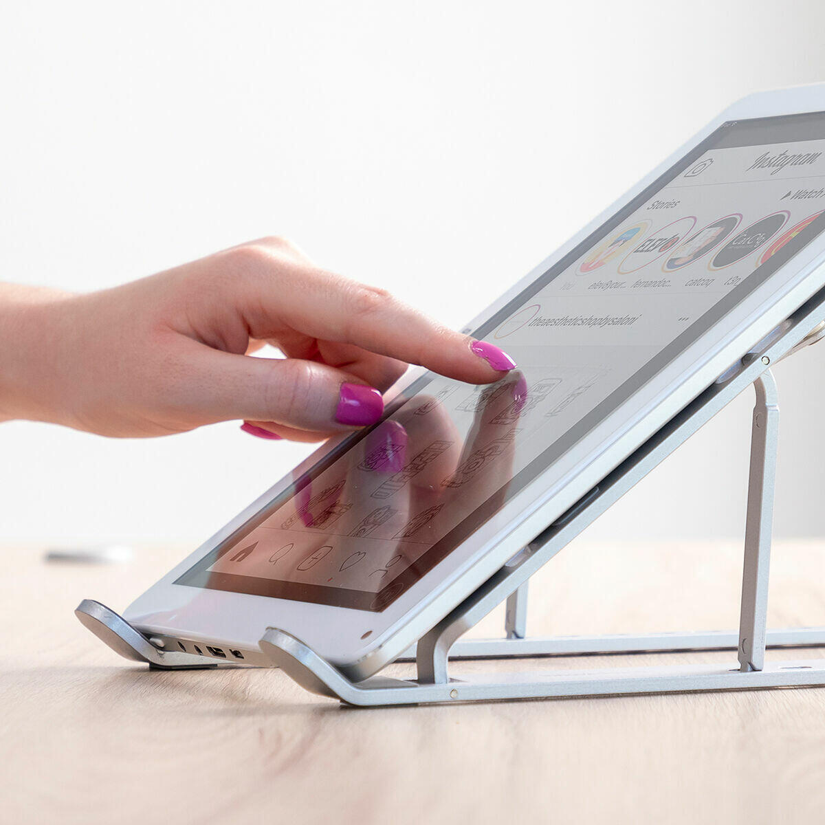 Soporte para Portátil Plegable y Regulable Flastan - InnovaGoods
