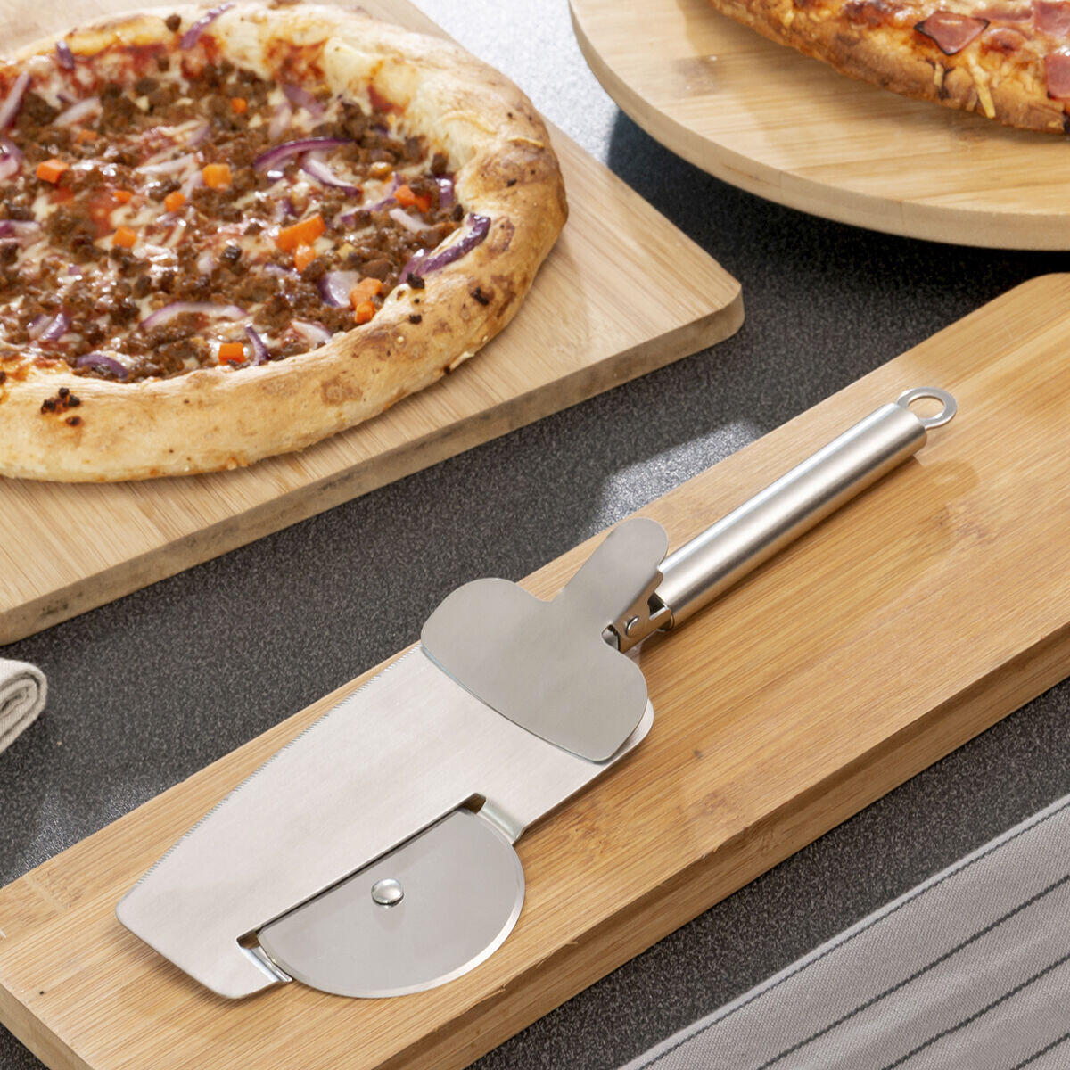 Cortador de Pizza 4-in-1 Nice Slice - InnovaGoods