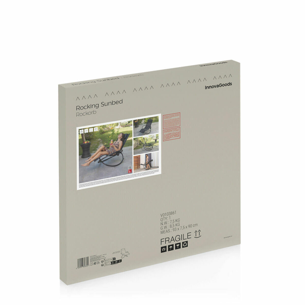 Tumbona Mecedora Orbital Plegable Rockorb - InnovaGoods