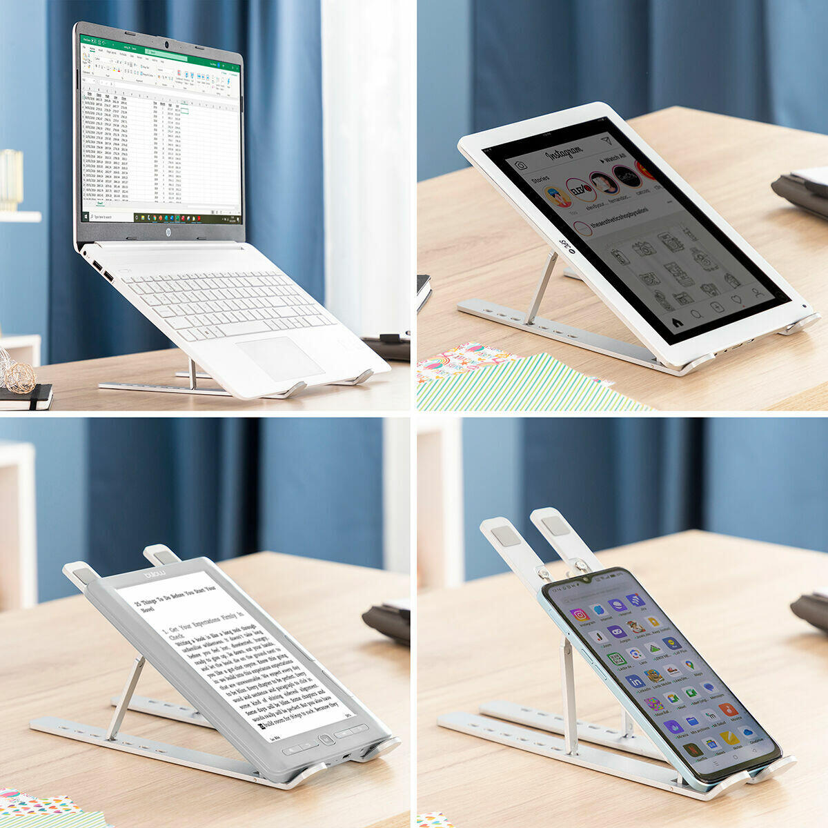 Soporte para Portátil Plegable y Regulable Flastan - InnovaGoods