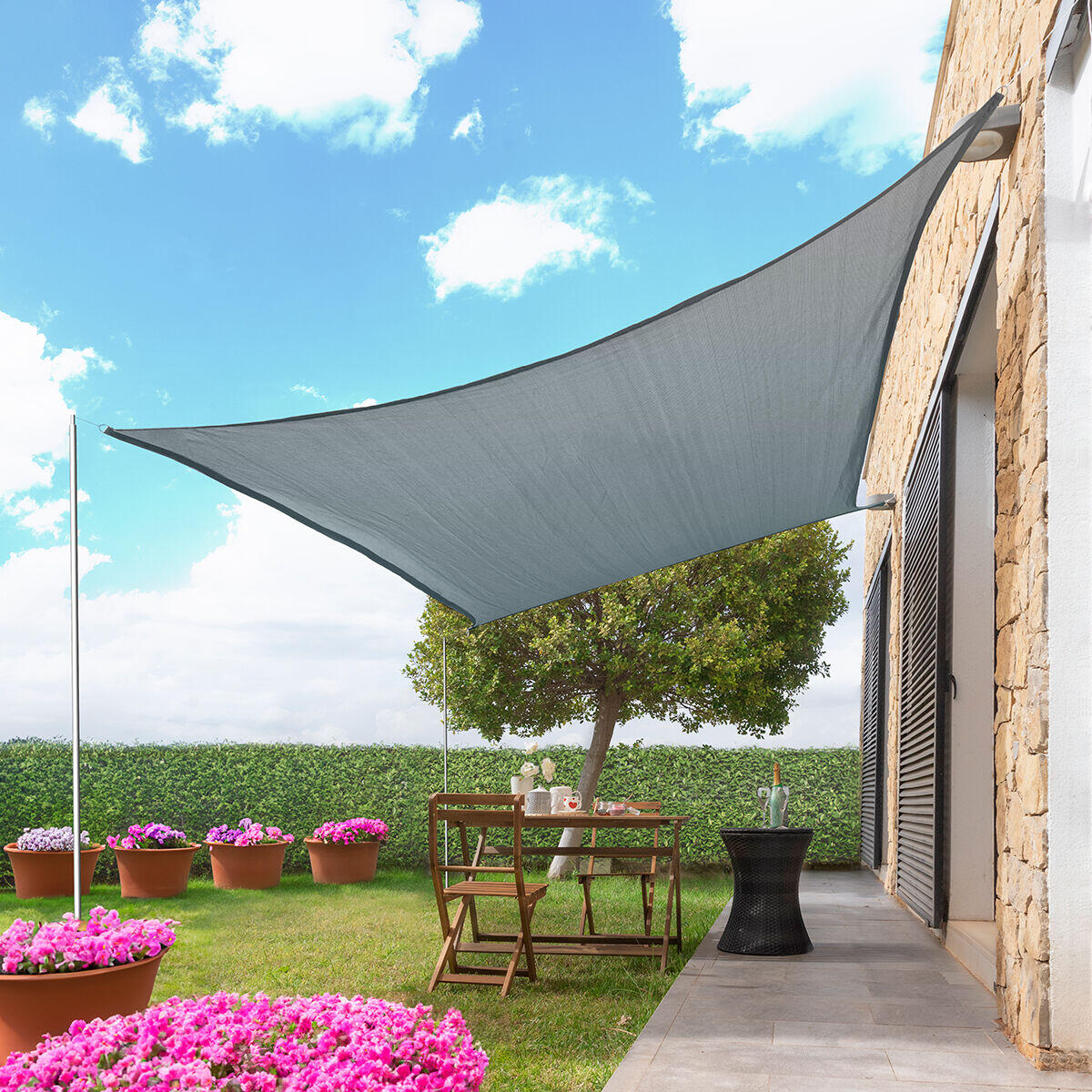 Toldo Vela de Sombra Rectangular Reshad 3 x 4 m - InnovaGoods