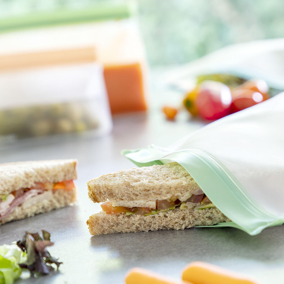 Set de Bolsas Reutilizables Herméticas Zags 6 Unidades - InnovaGoods