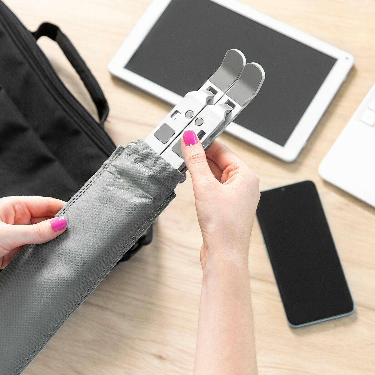 Soporte para Portátil Plegable y Regulable Flastan - InnovaGoods