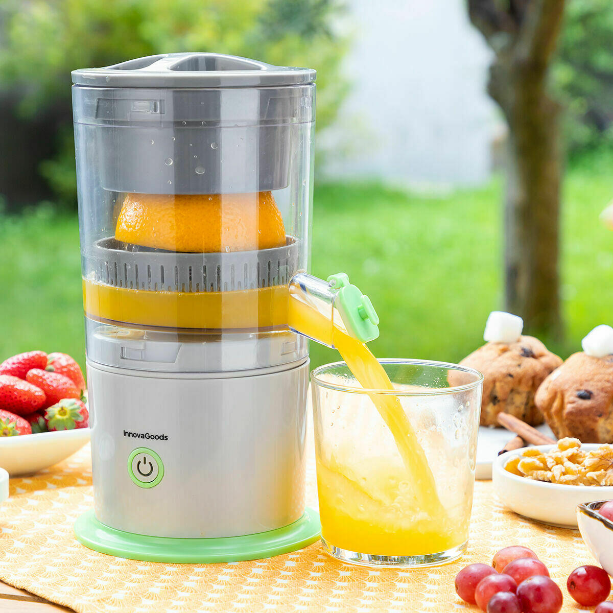 Exprimidor Recargable Automático Juisso - InnovaGoods Dropea