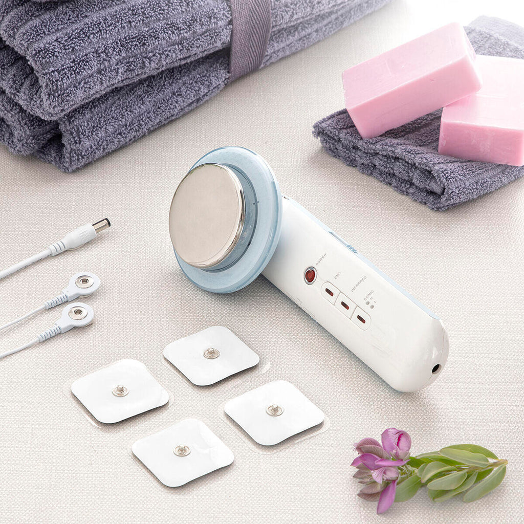 Masajeador Anticelulítico de Cavitación Ultrasónica con Infrarrojos y Electroestimulación 3 en 1 CellyMax - InnovaGoods