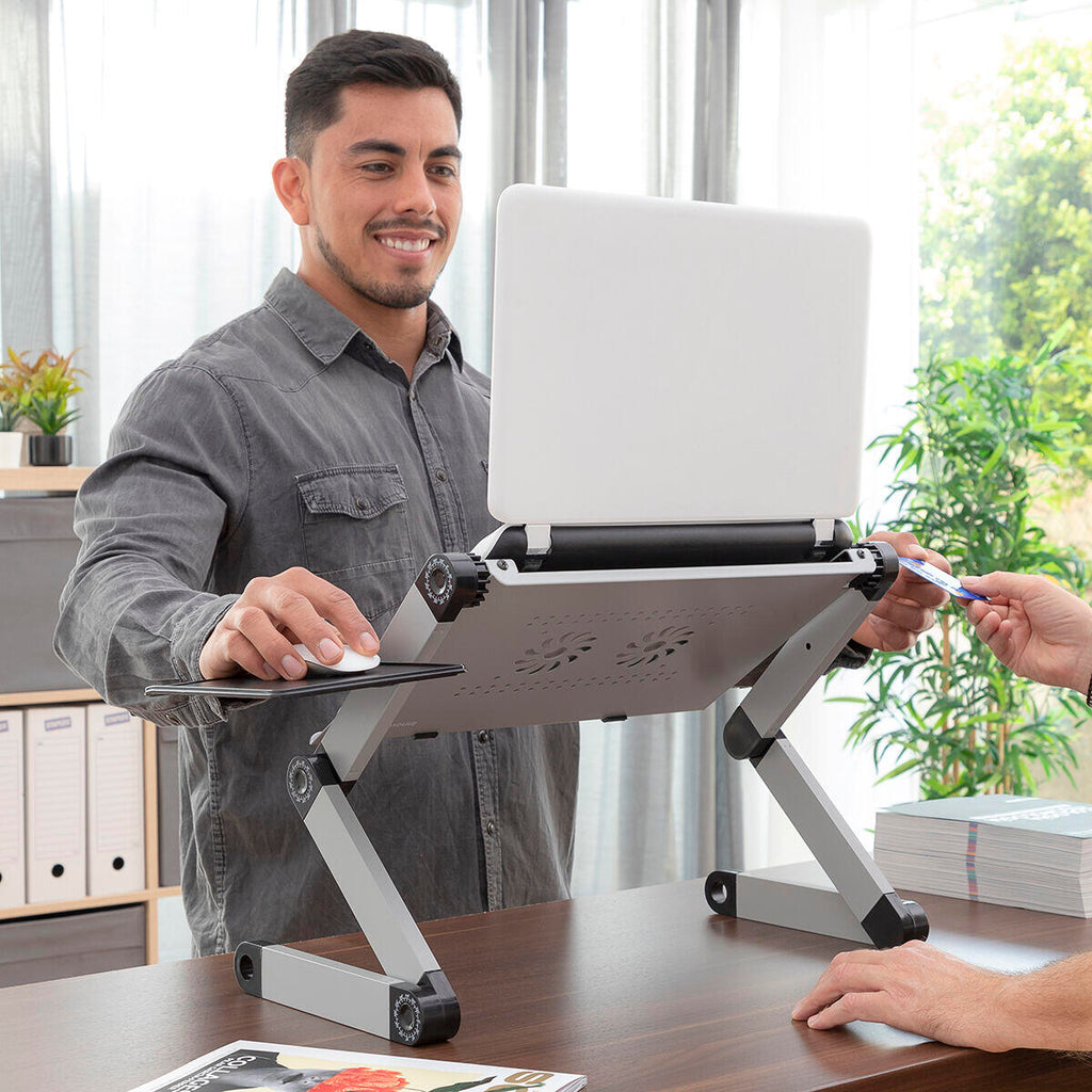 Mesa Ajustable Multiposición para Ordenador Portátil Omnible - InnovaGoods