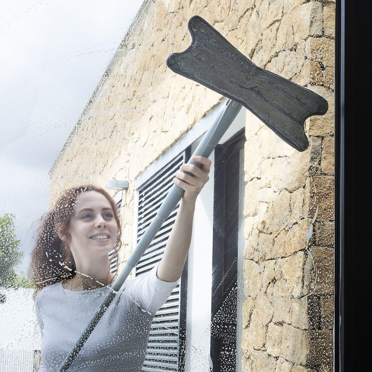 Mopa Fregona de Microfibra Autoescurrible Tipo X Twop - InnovaGoods