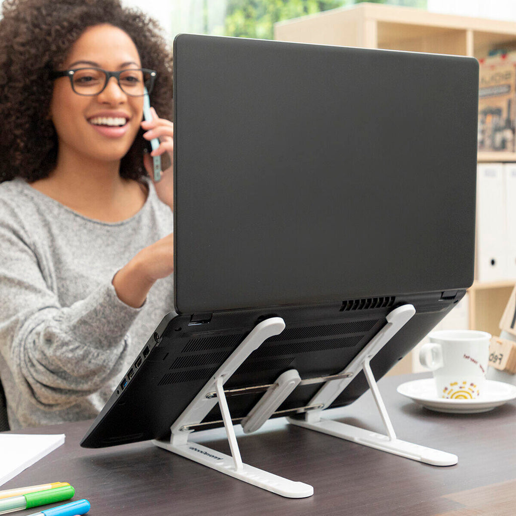 Soporte Plegable y Regulable para Portátil Flappot - InnovaGoods