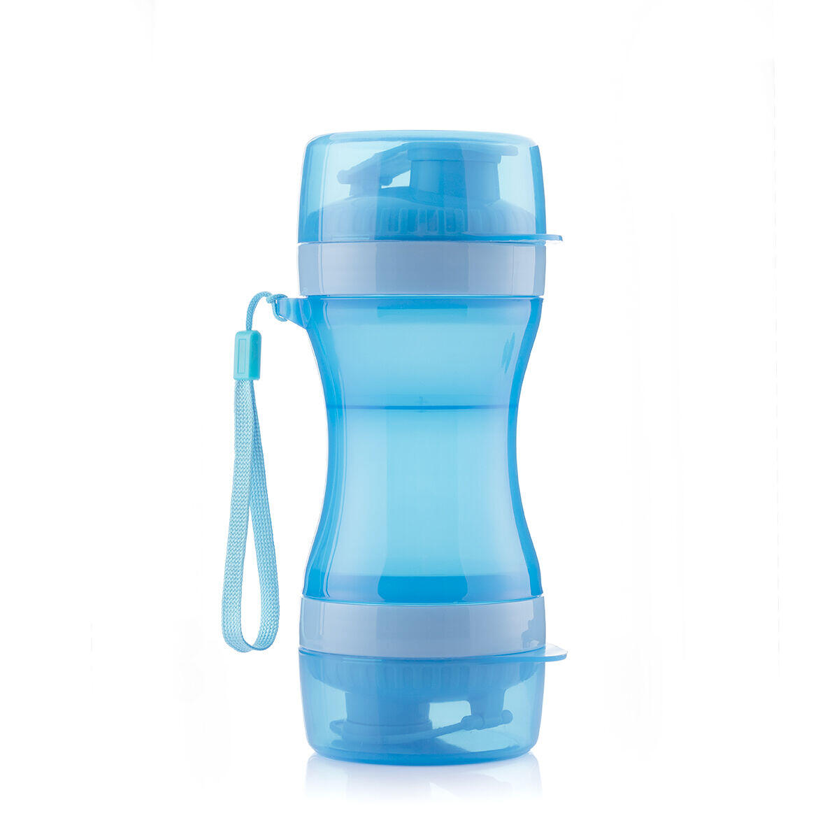 Botella con Depósito de Agua y Comida para Mascotas 2 en 1 Pettap - InnovaGoods