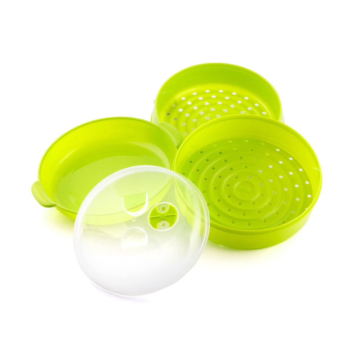 Vaporera Doble para Microondas Codowave - InnovaGoods