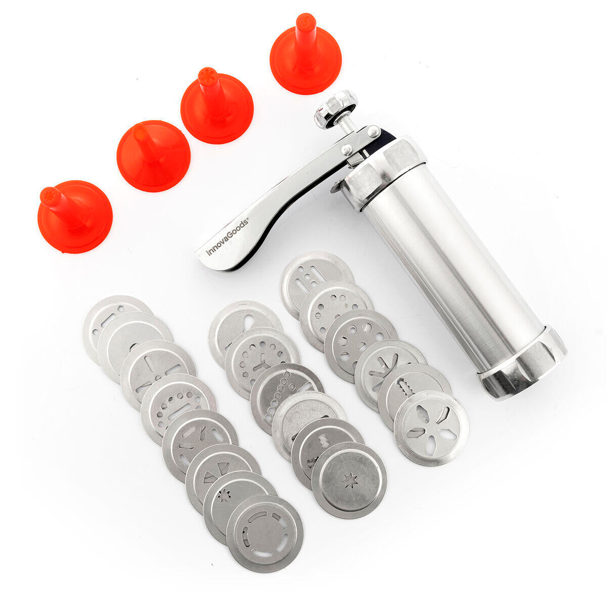 Máquina para Hacer Galletas y Manga Pastelera 2 en 1 Prekies InnovaGoods y accesorios