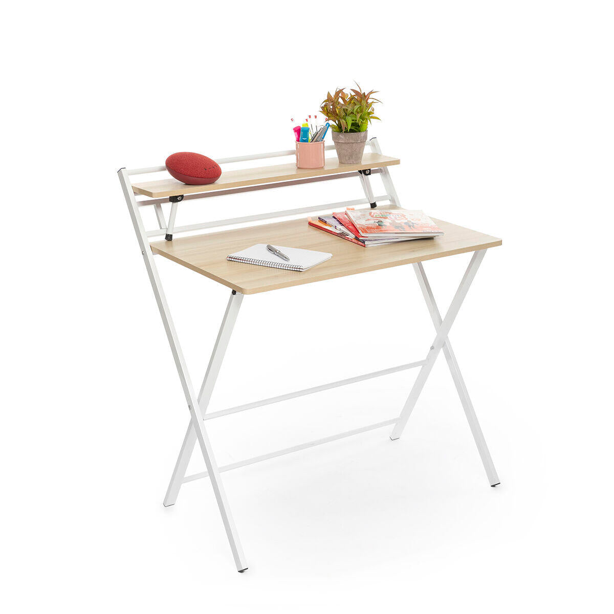 Escritorio Plegable con Estante Tablezy - InnovaGoods