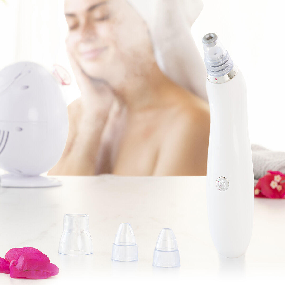 Limpiador Facial Eléctrico de Puntos Negros Pore·Off - InnovaGoods