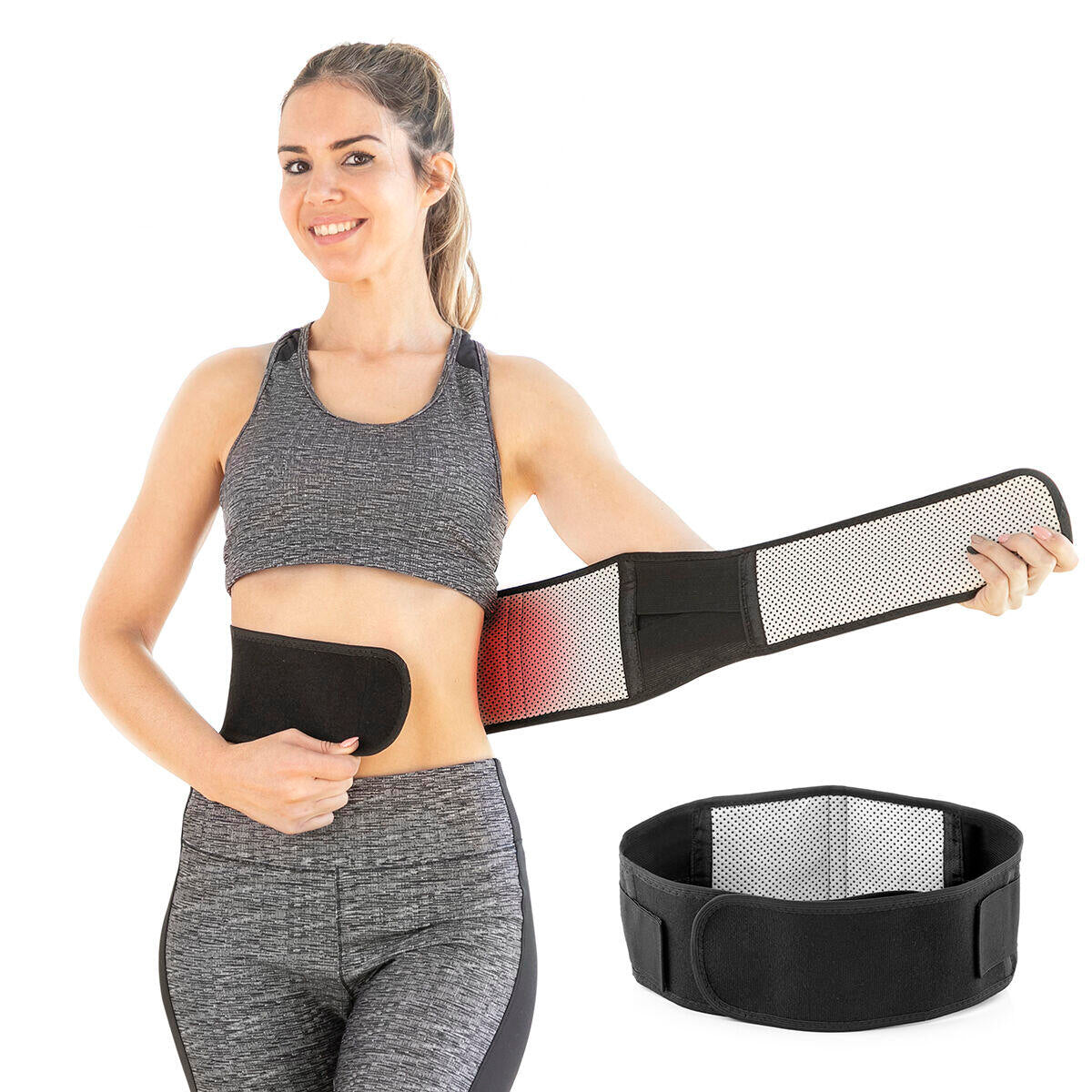Faja Térmica Correctora con Imanes de Turmalina Tourmabelt - InnovaGoods