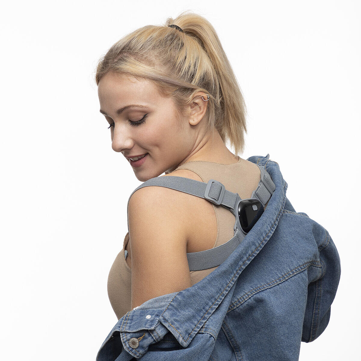 Entrenador de Postura Inteligente Recargable con Vibración Viback - InnovaGoods