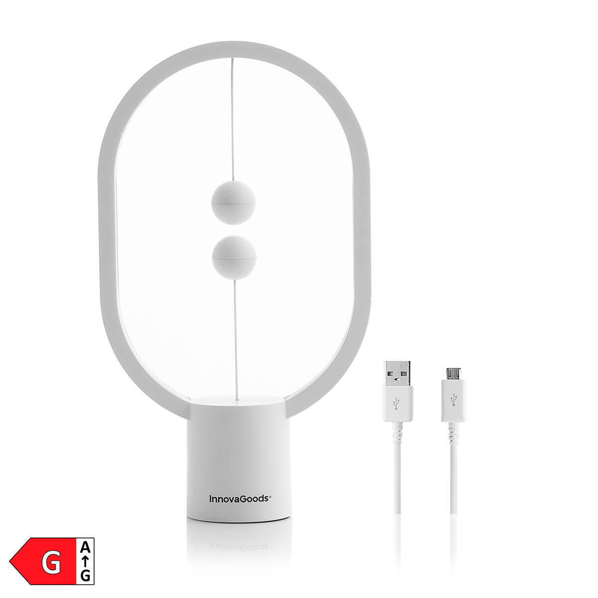 Lámpara de equilibrio con interruptor magnético con cable usb