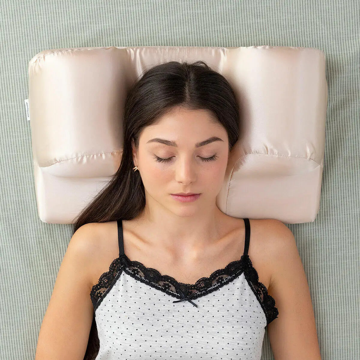 Almohada Cervical Antiarrugas con Funda de Satén Youthlow - InnovaGoods Dropea