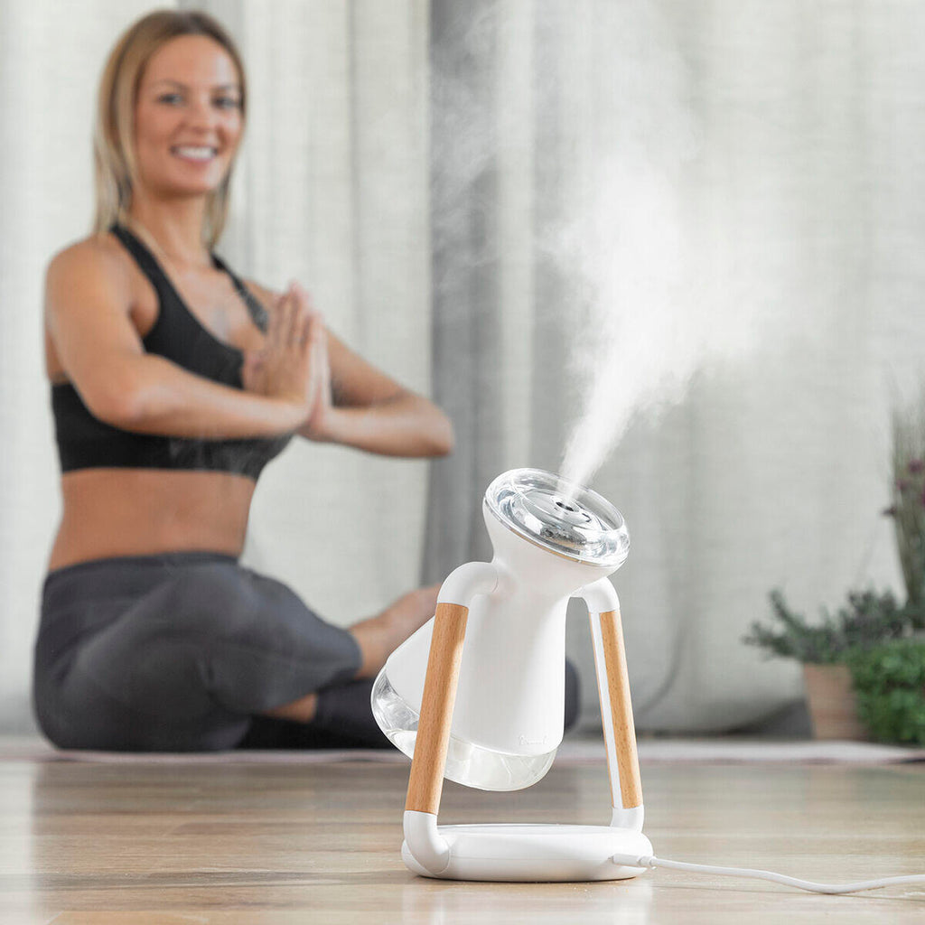 Humidificador Difusor de Aromas y Cargador Inalámbrico 3 en 1 Misvolt - InnovaGoods