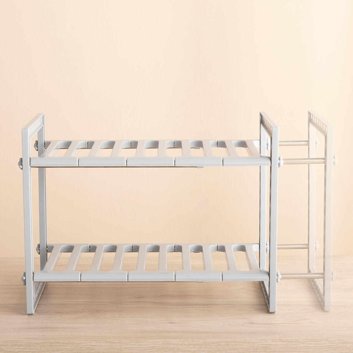 Estantería Extensible para Fregadero Shibblek 2 Estantes - InnovaGoods