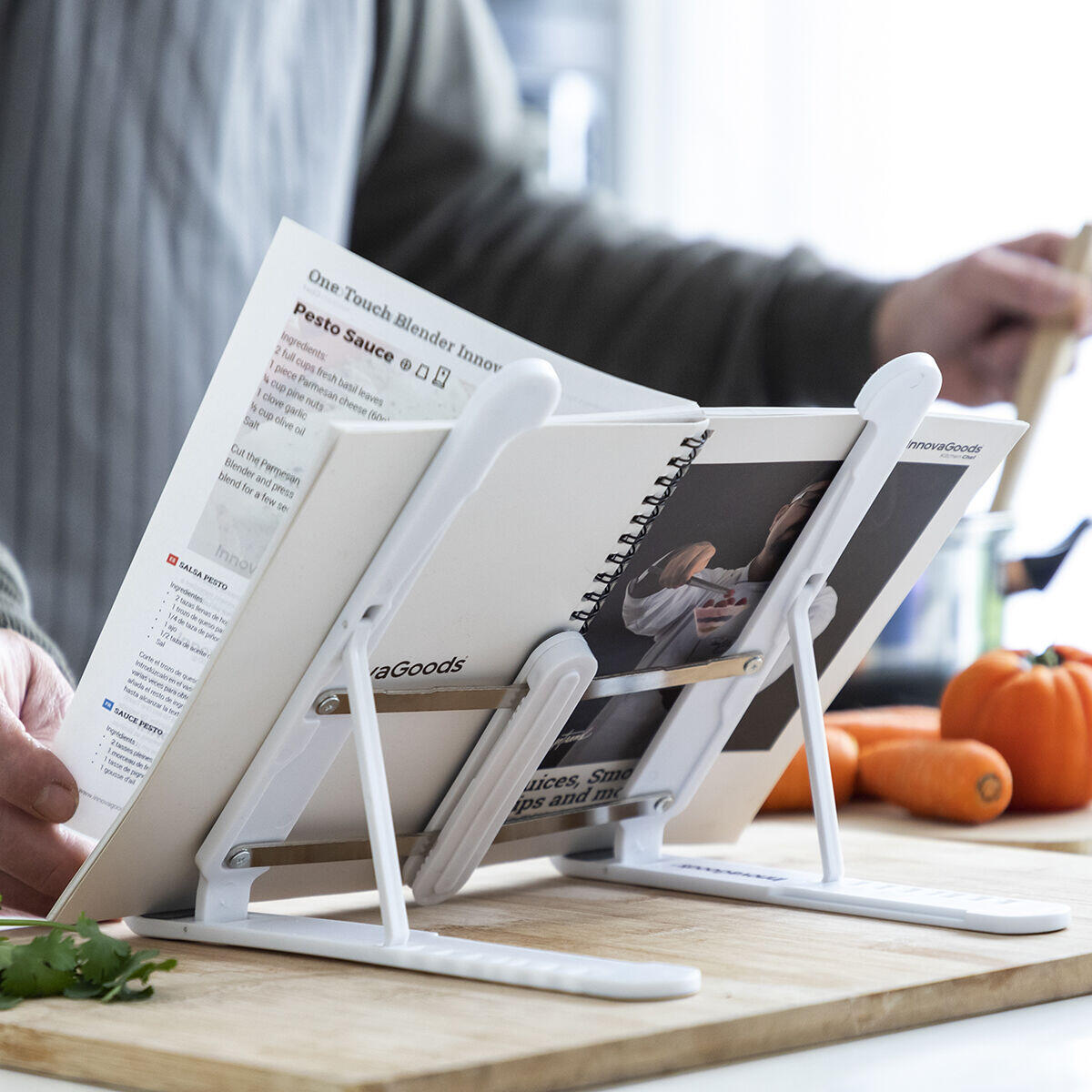 Soporte Plegable y Regulable para Portátil Flappot - InnovaGoods