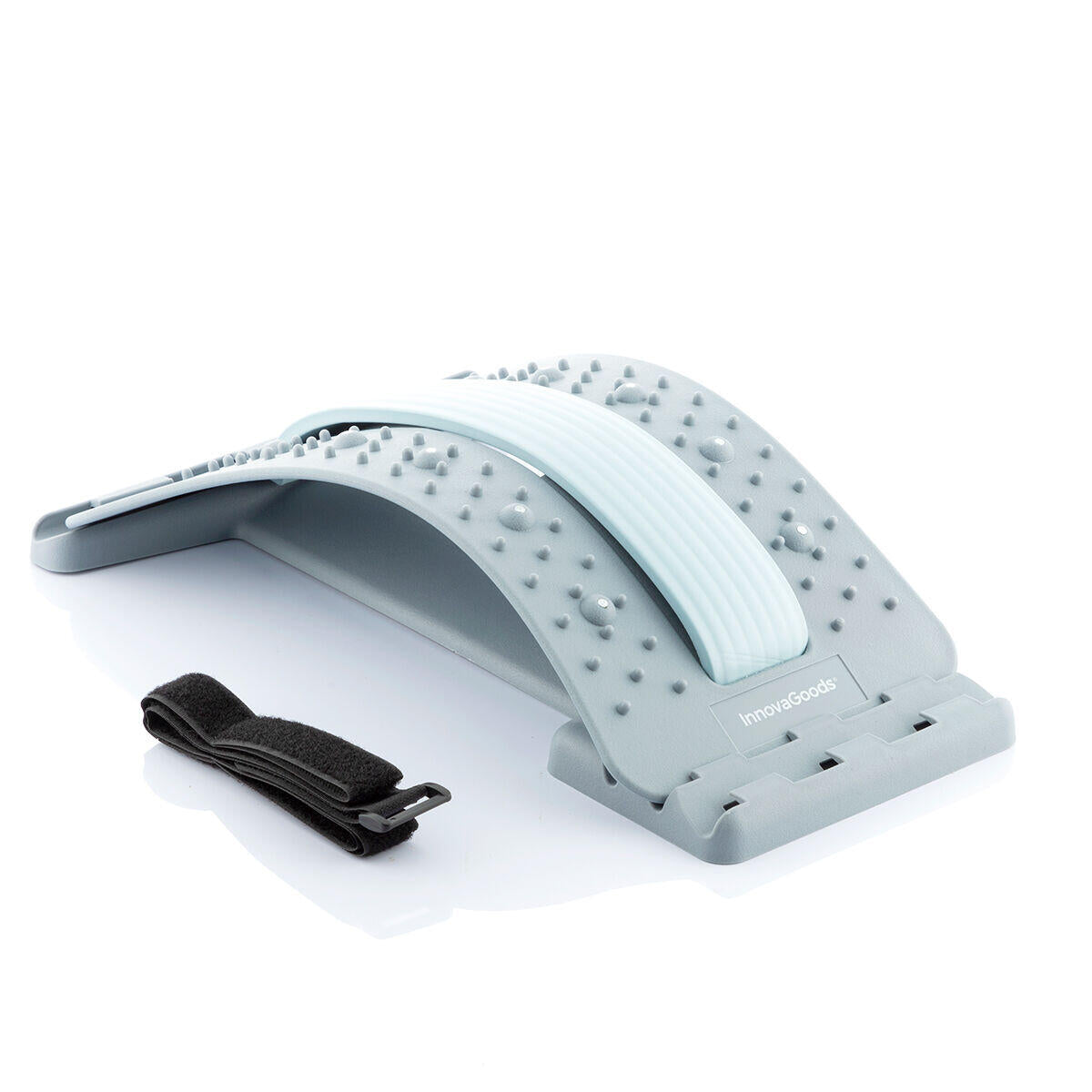Soporte corrector de estiramiento lumbar con puntos de presión y magnéticos Lumport y accesorio
